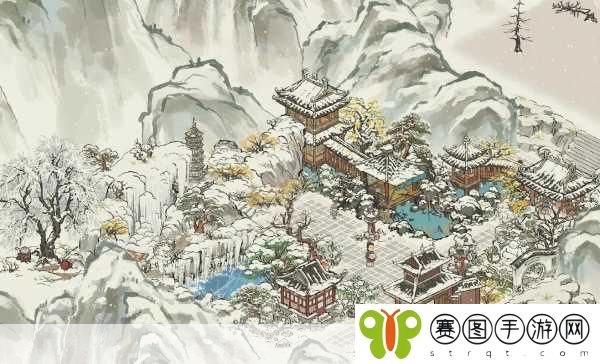江南百景图白雪镇,布局策略与美学深度探索