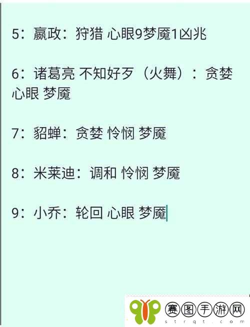 王者荣耀晟铭文搭配全攻略