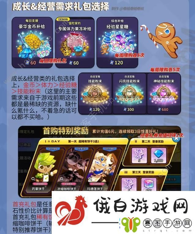 冲呀饼干人王国开服礼包怎么买