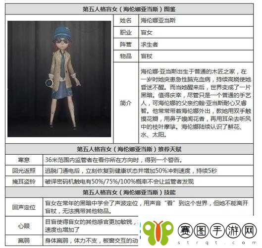 第五人格全新求生者海伦娜深度解析