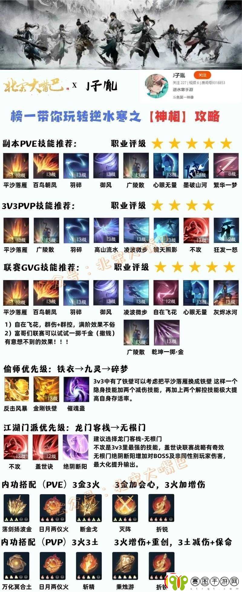 逆水寒职业详解