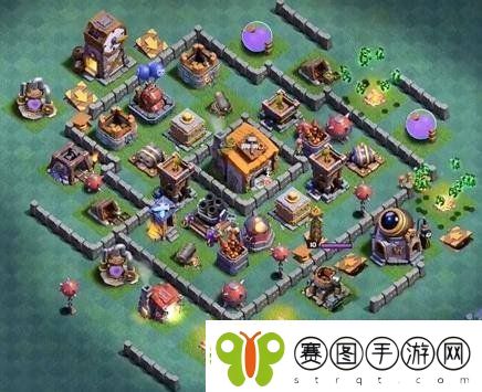 部落冲突COC6本建筑大师阵型如何布置