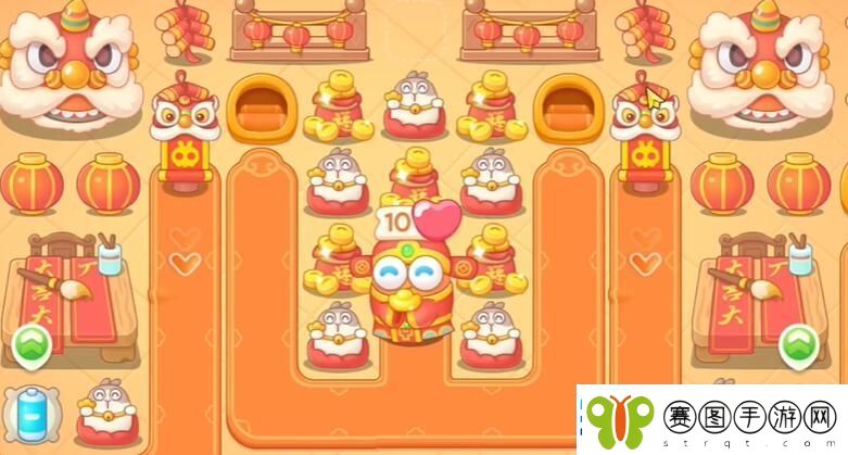 保卫萝卜4新春大集第2关怎么过