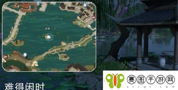逆水寒手游杭州情缘打卡点坐标大全