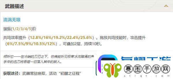 鸣潮千古洑流适合谁千古洑流给谁用