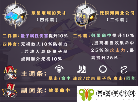 崩坏星穹铁道银狼遗器推荐