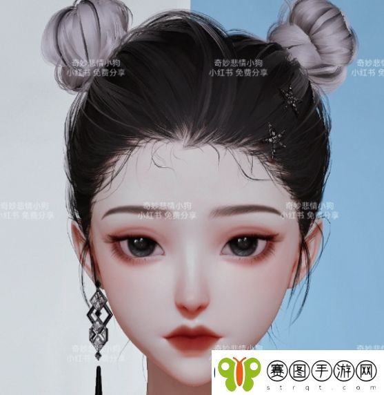 以闪亮之名黑咖捏脸数据介绍