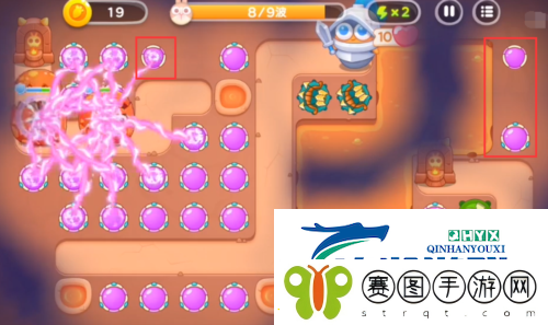 保卫萝卜4饿龙传说第9关怎么过