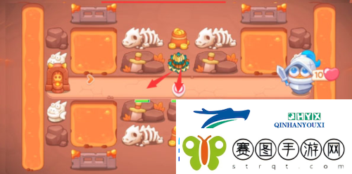 保卫萝卜4饿龙传说第49关怎么过