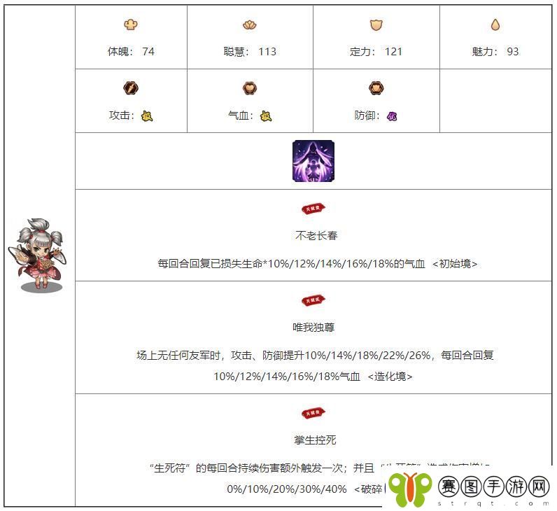 我要当掌门冰珑角色图鉴介绍