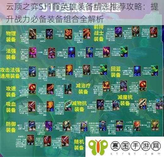 云顶之弈S11霞英雄装备精选推荐攻略