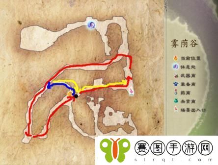 仙剑5雾萌谷怎么走