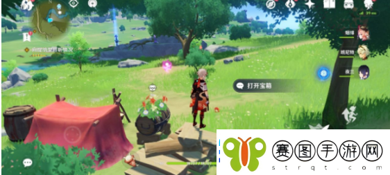 原神风起地附近的红色帐篷在哪