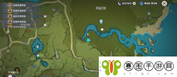 原神风起地附近的红色帐篷在哪
