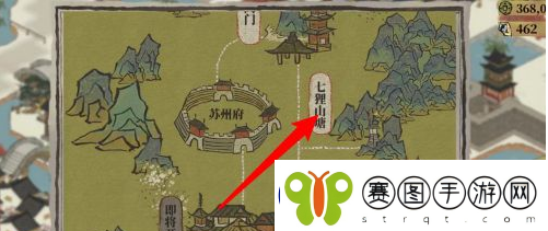 江南百景图桃花地图位置介绍