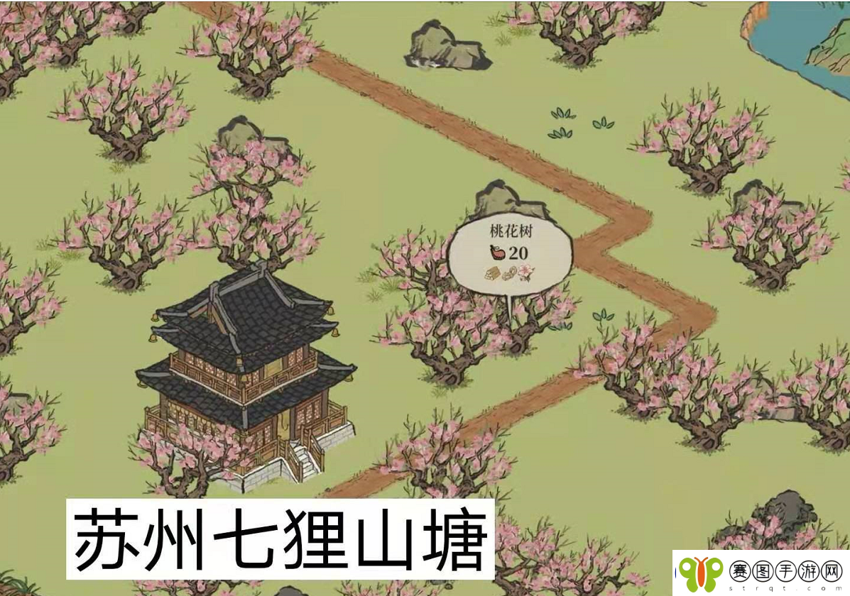 江南百景图桃花地图位置介绍