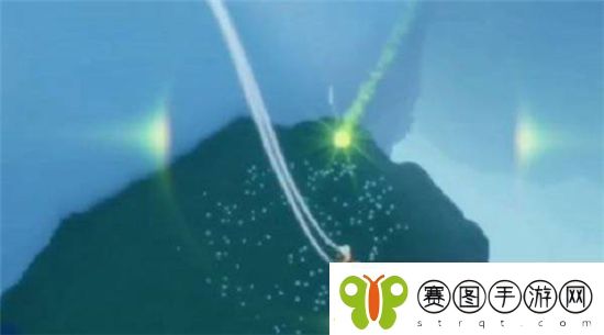 光遇绿色光芒在哪个位置！