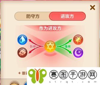 《西普大陆》属性克制关系介绍