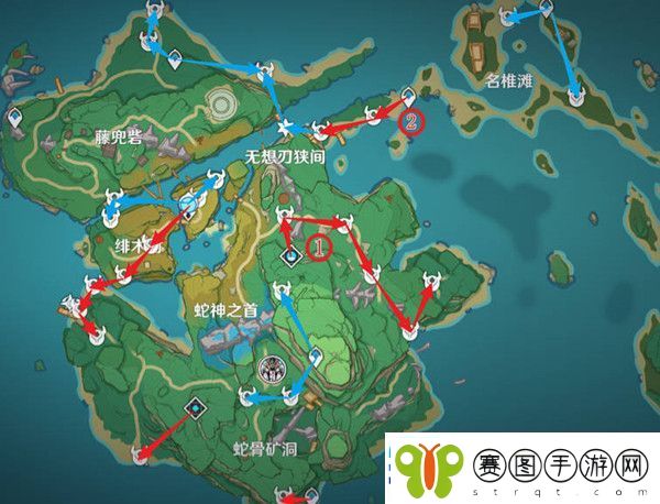 原神刀镡收集路线一览