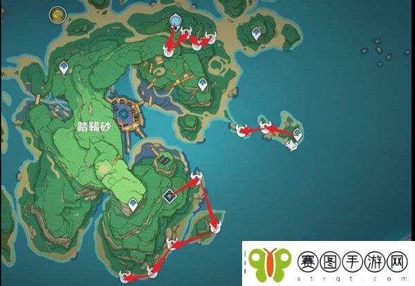 原神刀镡收集路线一览
