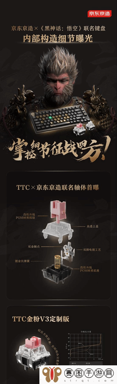 黑神话×京东推出联名键盘！12.25开售