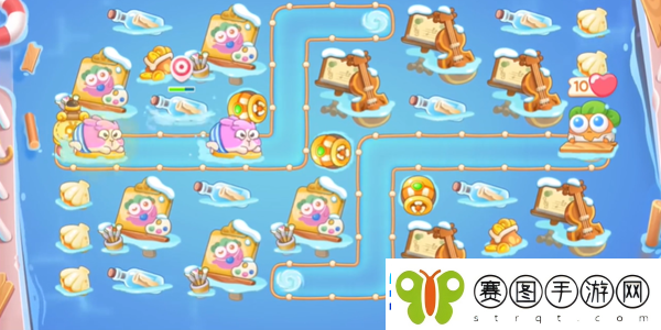 保卫萝卜4暖暖汤泉第5关攻略