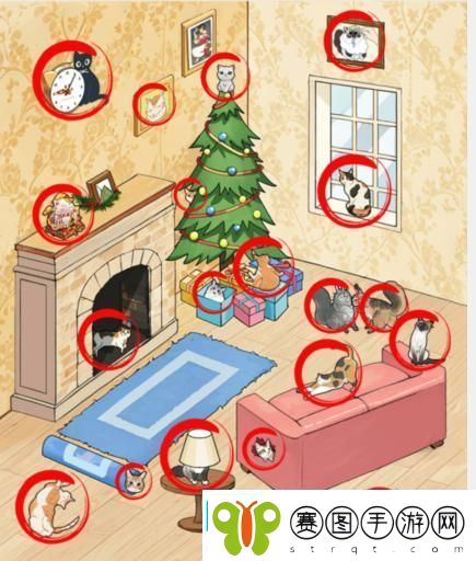 就我眼神好找猫咪找出场景中的19只猫通关攻略