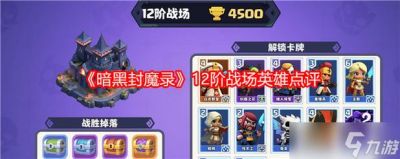 暗黑封魔录6阶战场英雄评测