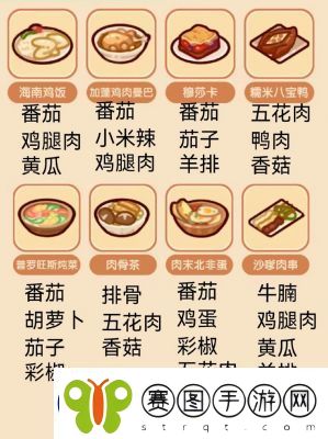我的休闲时光隐藏菜谱大全及攻略汇总
