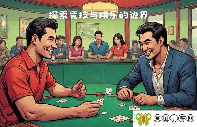 打扑克的剧烈运动