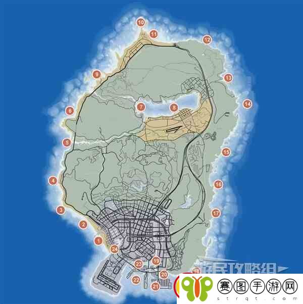 GTAOL全海底迷幻仙人掌位置一览